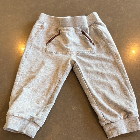 Gucci Other - Gucci Gray Kids Jogger Pants
